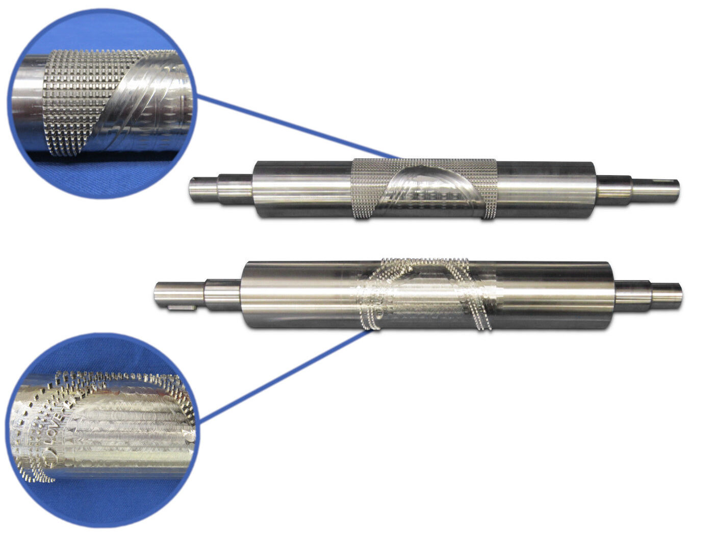 Units and Rollers for rotary ultrasonic bonding