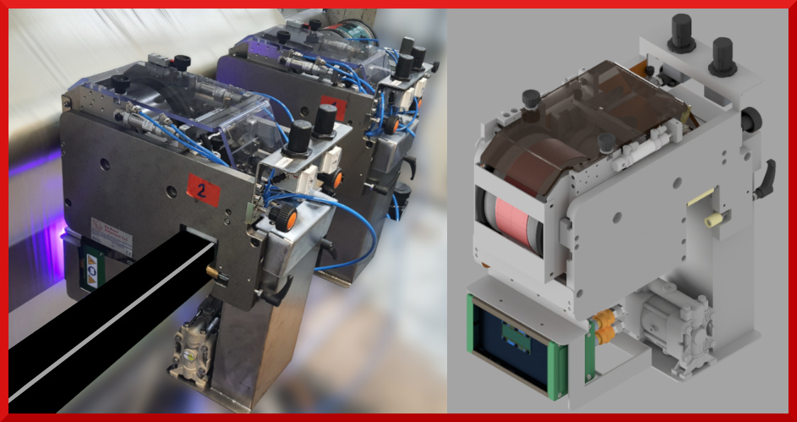 Gruppi stampa flessografica passivi UV led