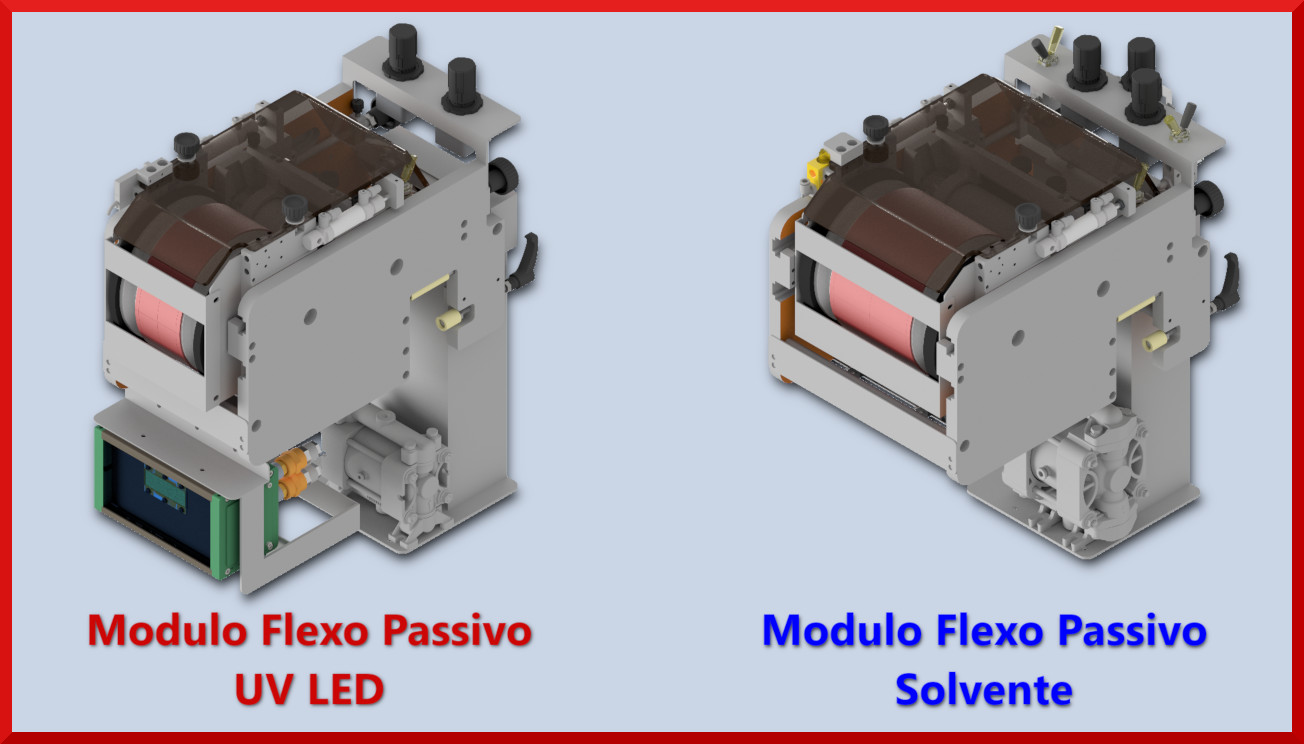 Moduli flessografici passivi UV Led