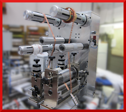 modulo sbobinatore ribobinatore e fustella - De Rossi Vittoriano Srl